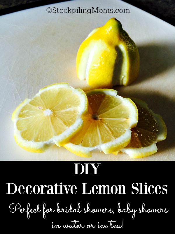 DIY Decorative Lemon Slices