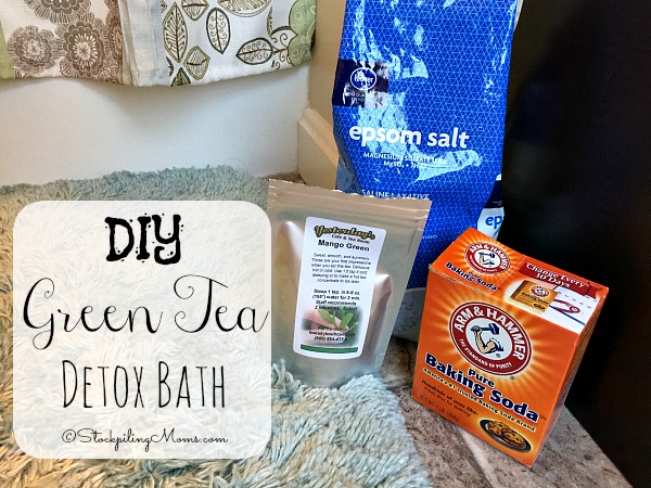DIY Green Tea Detox Bath
