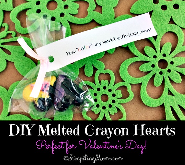 DIY Melted Crayon Hearts