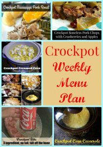 Crockpot Weekly Menu Plan - STOCKPILING MOMS™