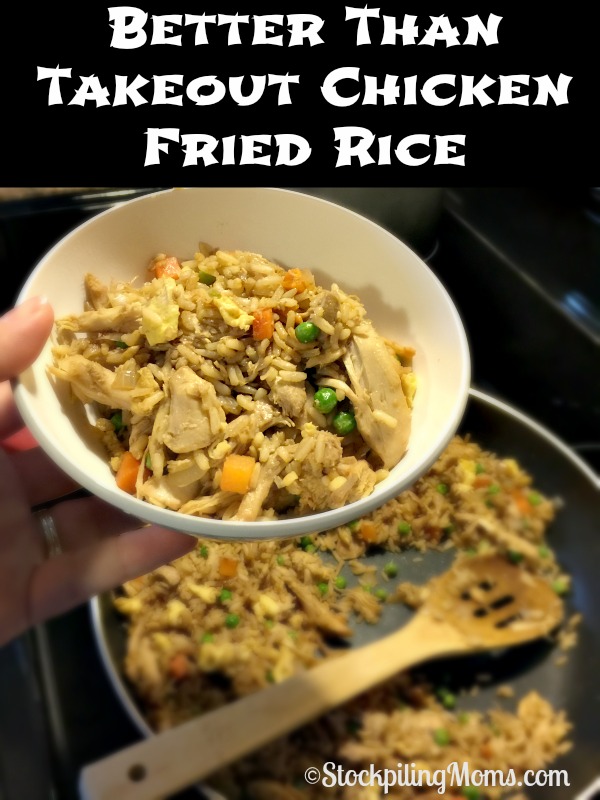 Better Than Takeout Chicken Fried Rice