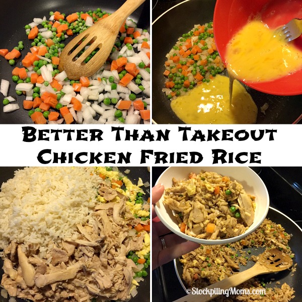 Better Than Takeout Chicken Fried Rice - The Cookin Chicks