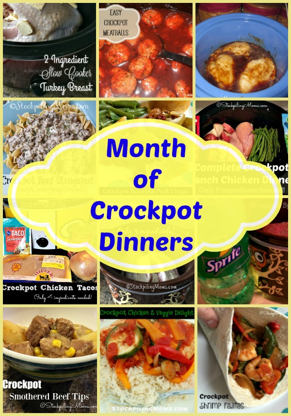 Month of Crockpot Dinners