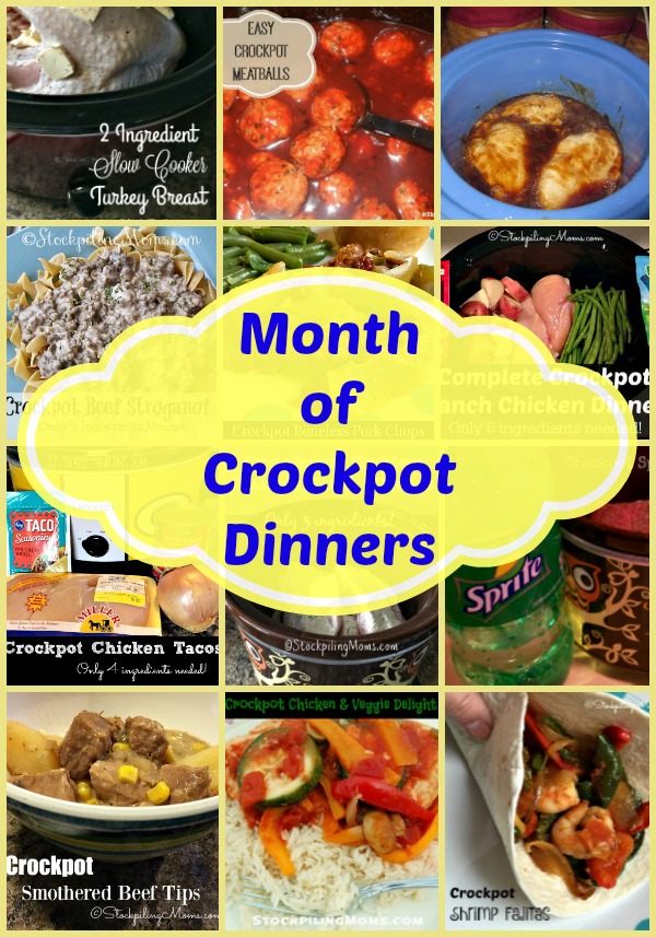 EASIEST Crockpot Dinners, 6 Quick & CHEAP Slow Cooker Recipes, Let's Get  COOKING!