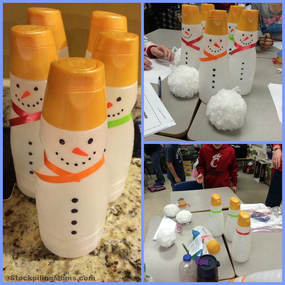 DIY Christmas Game: Water Bottle Bowling – Sustain My Craft Habit