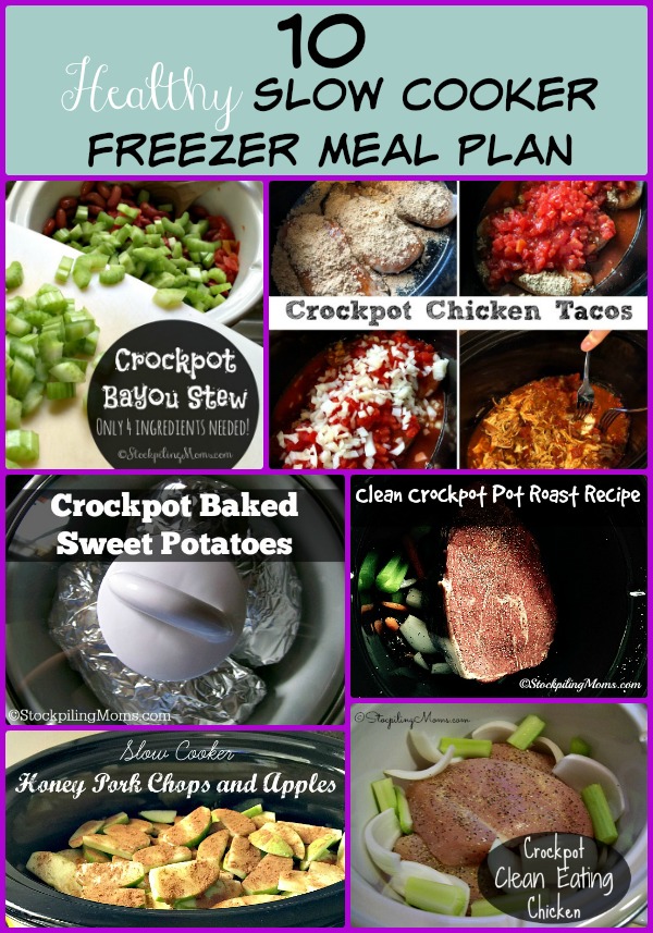 10 Healthy Slow Cooker Freezer Meal Plan
