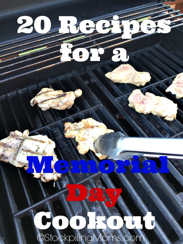 20 Recipes for a Memorial Day Cookout