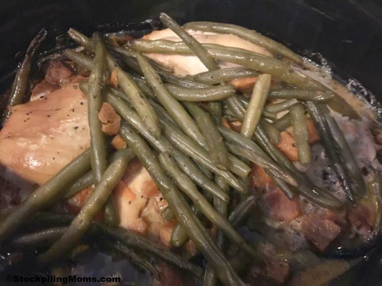 Slow Cooker Chicken with Sweet Potatoes and Green Beans STOCKPILING MOMS™
