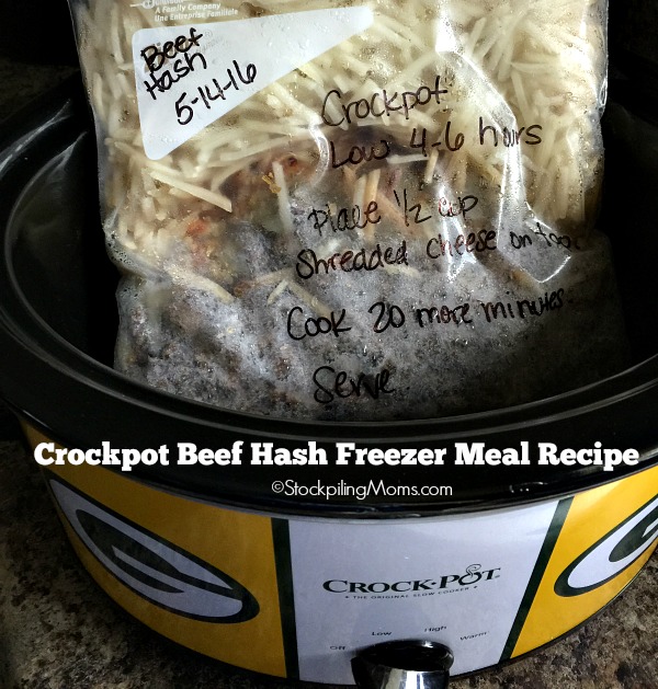 Crockpot Beef Hash Freezer Meal Recipe