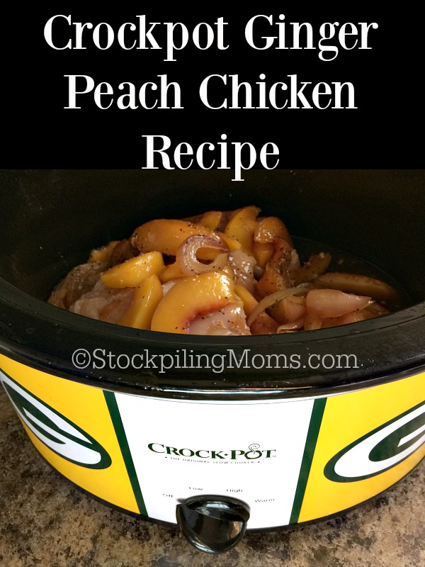 Crockpot Ginger Peach Chicken Recipe Stockpiling Moms