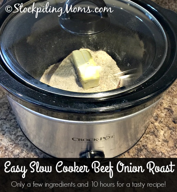 Easy Slow Cooker Beef Onion Roast