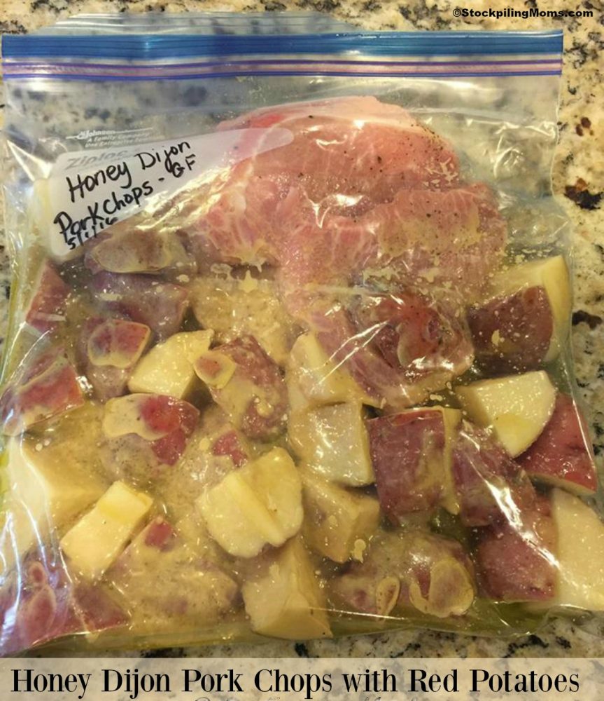 Slow Cooker Honey Dijon Pork Chops with Red Potatoes