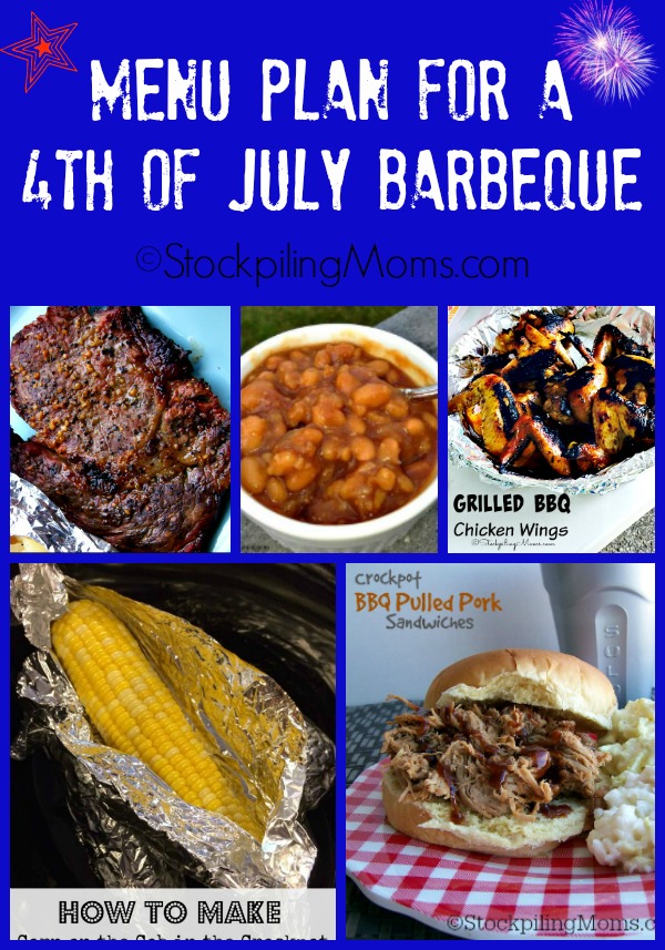 Easy Menu Plan for a 4th of July Barbeque