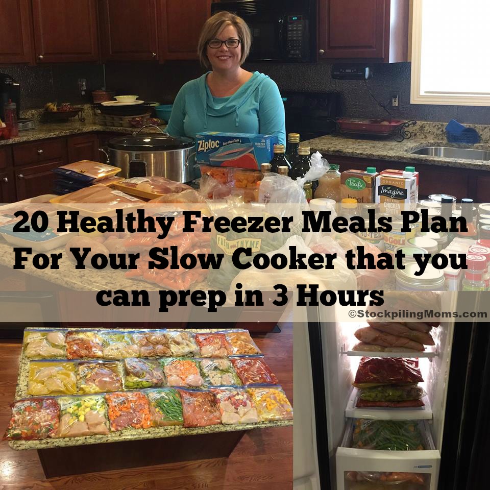 20 Healthy Freezer Meals For Your Slow Cooker in 3 Hours