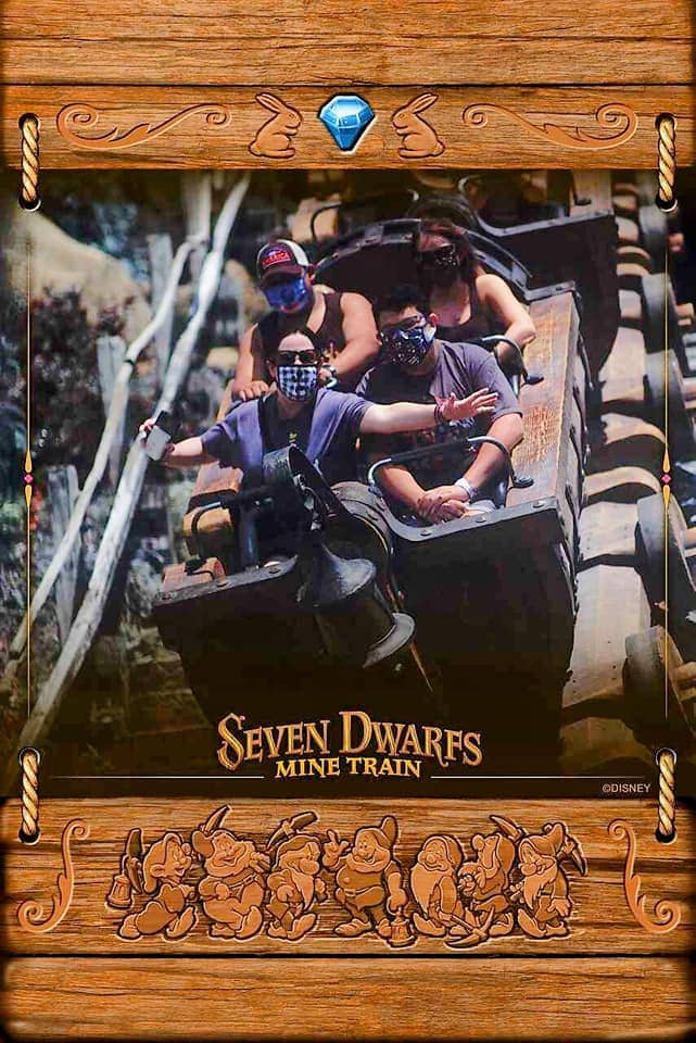 Disney World Seven Dwarfs Mine Train Ride