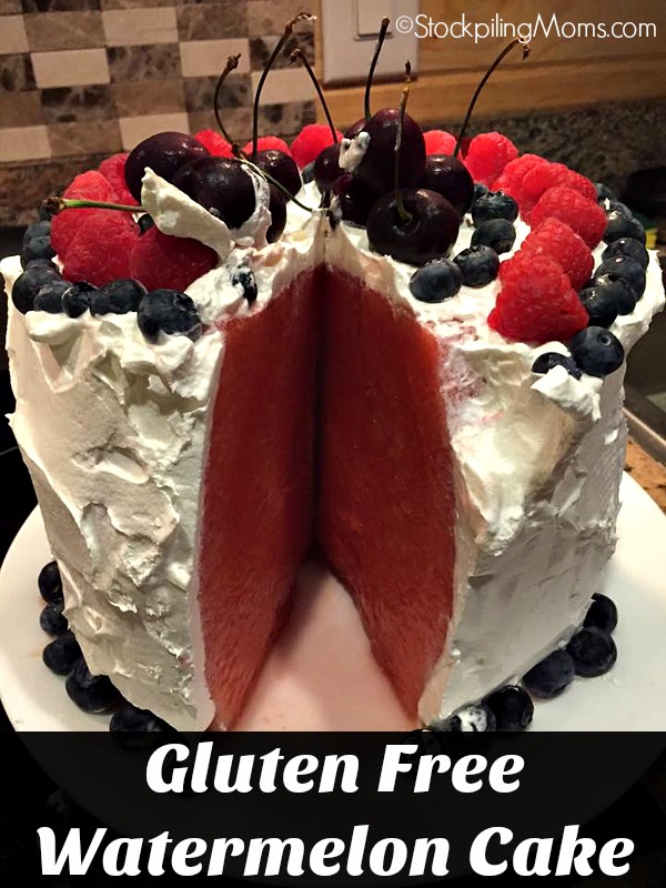 Gluten Free Watermelon Cake