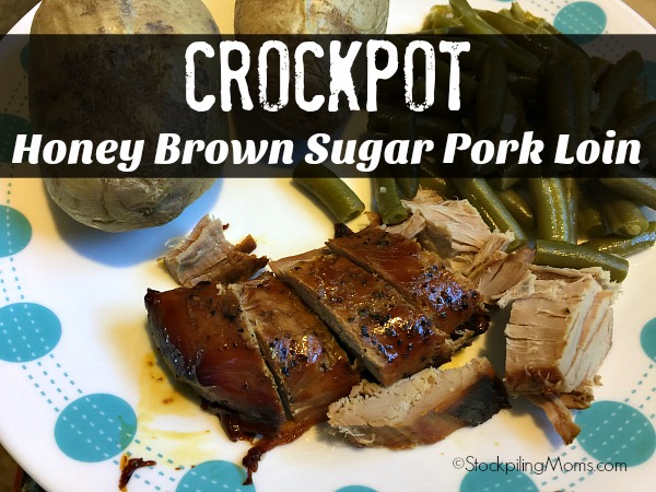 Crockpot Honey Brown Sugar Pork Loin