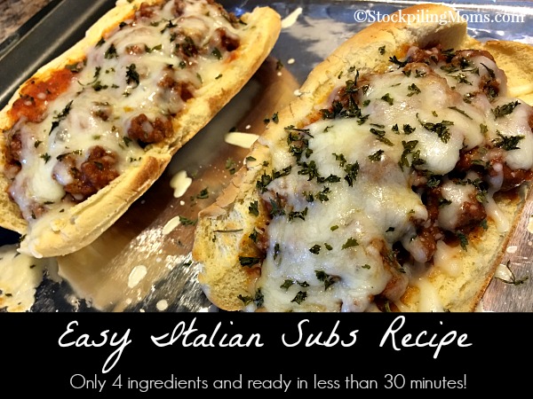 Easy Italian Subs Recipe