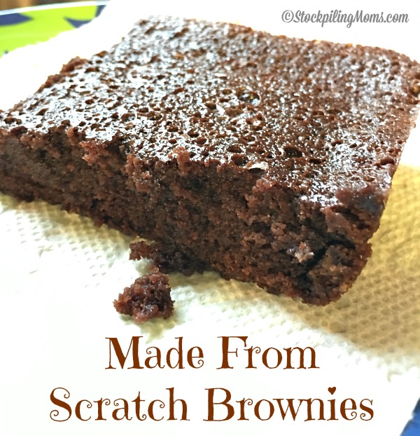 Made From Scratch Brownies