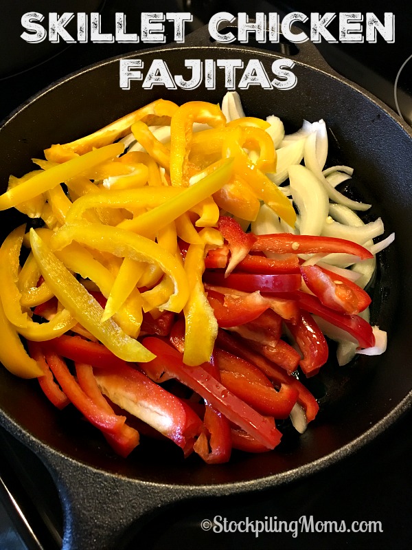 Skillet Chicken Fajitas Recipe - cast iron fajita skillet