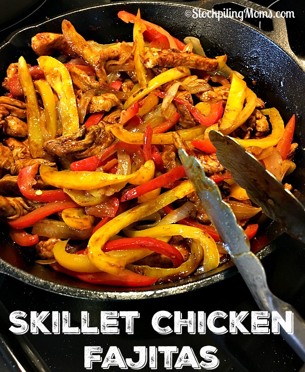Skillet Chicken Fajitas