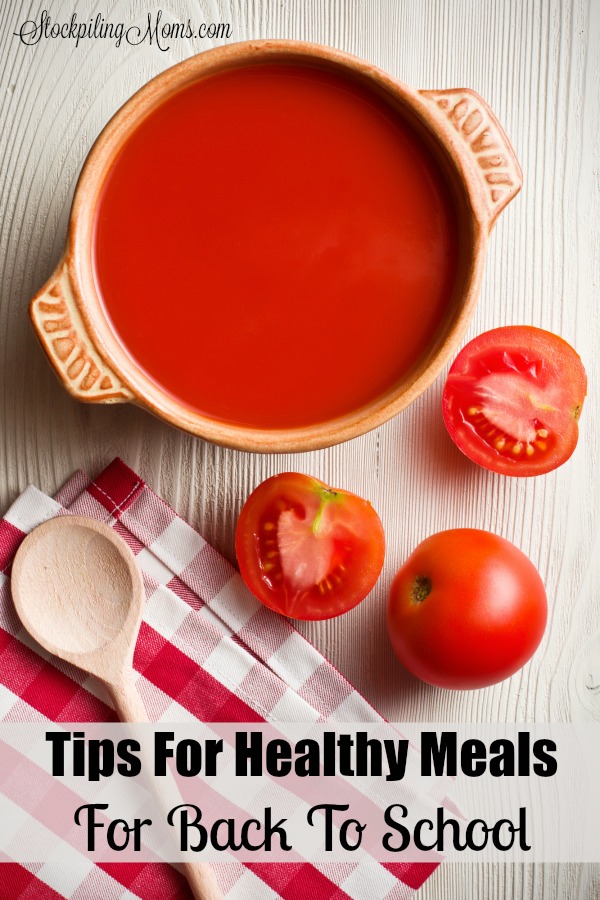 Tips For Healthy Meals For Back To School