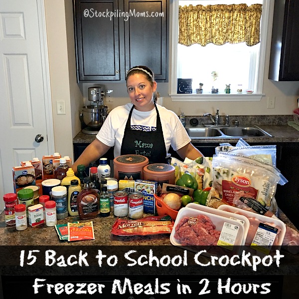 15 Back to School Crockpot Freezer Meals in 2 Hours