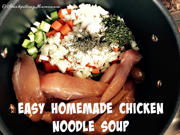 Mom's homemade chicken noodle soup recipe