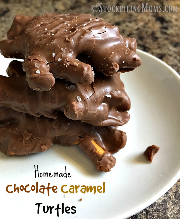 Homemade Chocolate Caramel Turtles