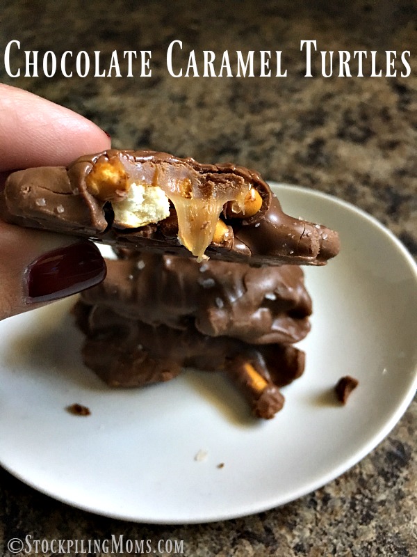 Homemade Chocolate Caramel Turtles