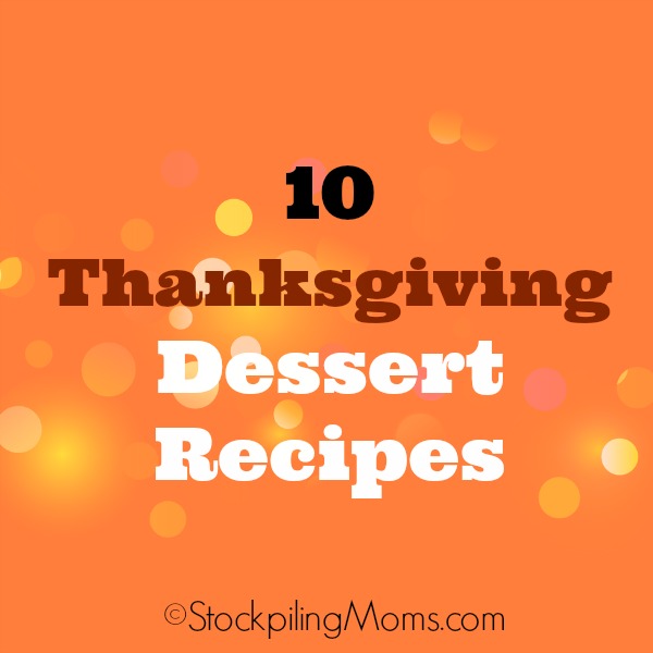 10 Thanksgiving Dessert Recipes