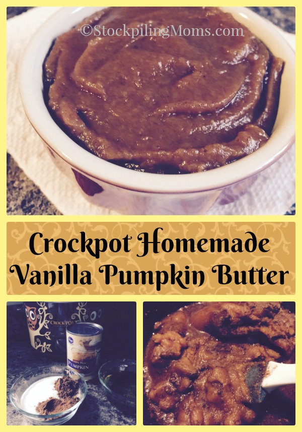 Crockpot Homemade Vanilla Pumpkin Butter