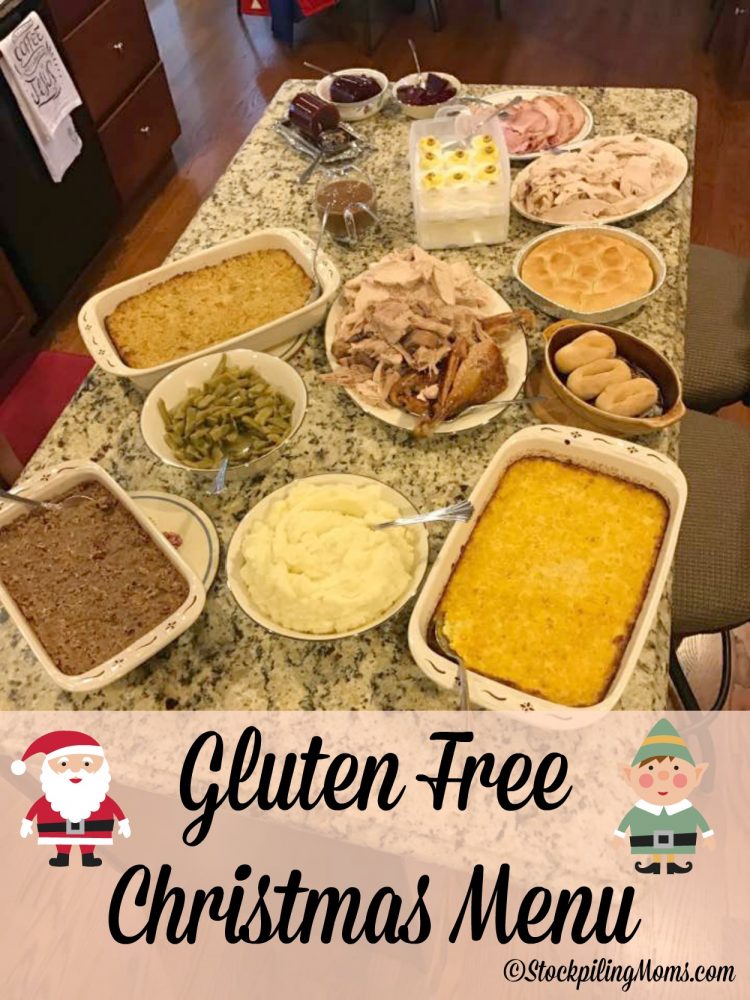 Gluten Free Christmas Menu