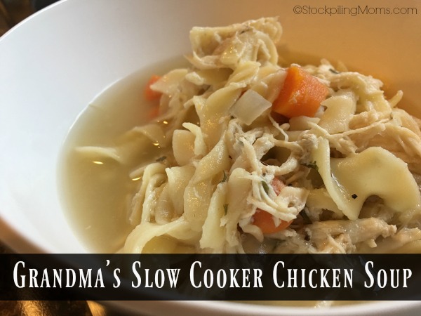 Grandma’s Slow Cooker Chicken Soup