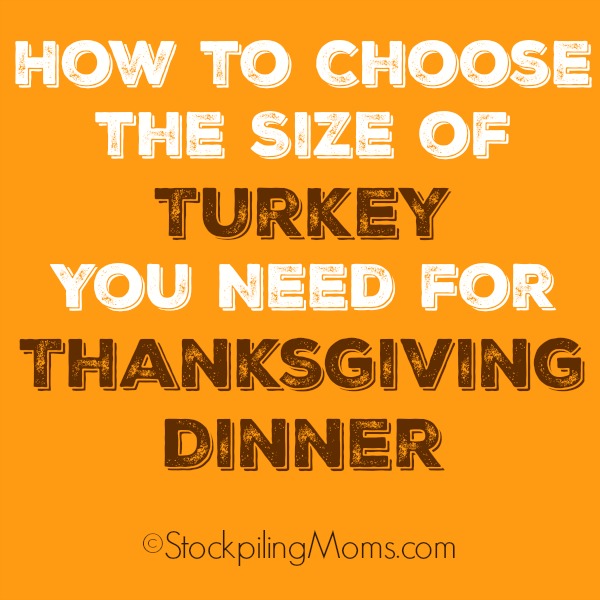 How to Choose the Size of Turkey You Need for Thanksgiving Dinner