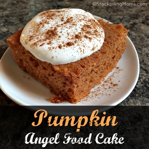 Pumpkin Angel Food Cake