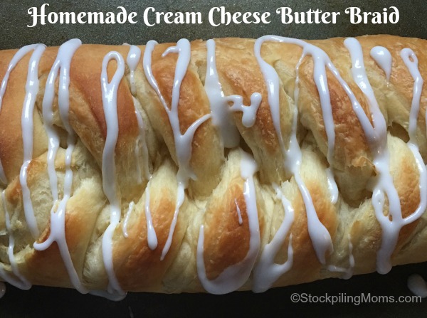 Homemade Cream Cheese Butter Braid