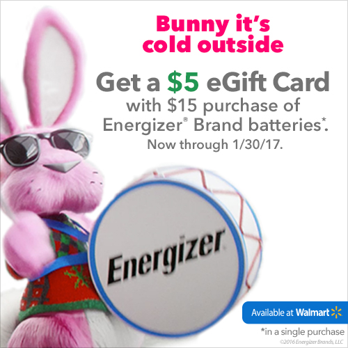 Save big on Energizer Batteries at Walmart this holiday season