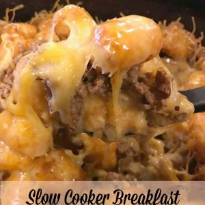 breakfast tater tot casserole crock pot