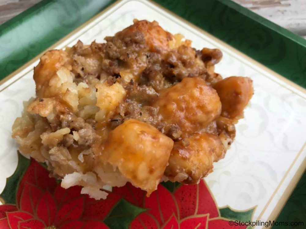 Slow Cooker Breakfast Tater Tot Casserole - Slow Cooker Gourmet