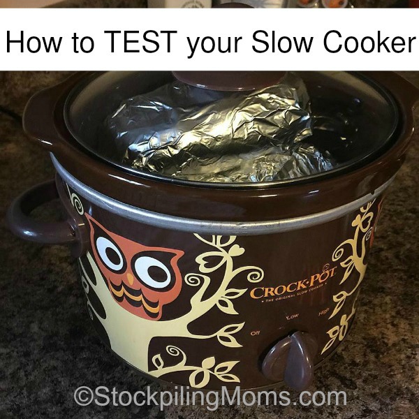 How to test crock pot temperature sale