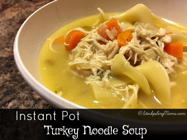 Instant Pot Turkey Noodle Soup