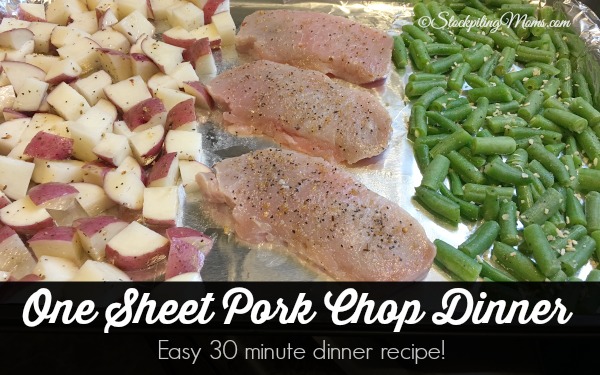 Sheet Pork Chop Dinner