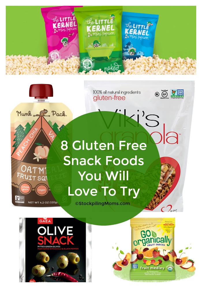 8 Gluten Free Snack Foods