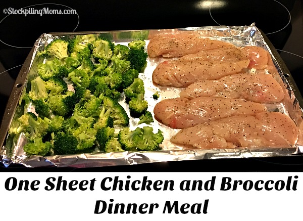 One Sheet Chicken and Broccoli Meal