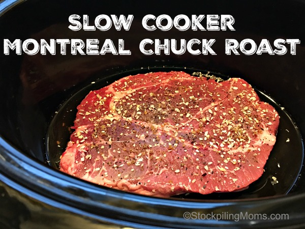 Slow Cooker Montreal Chuck Roast