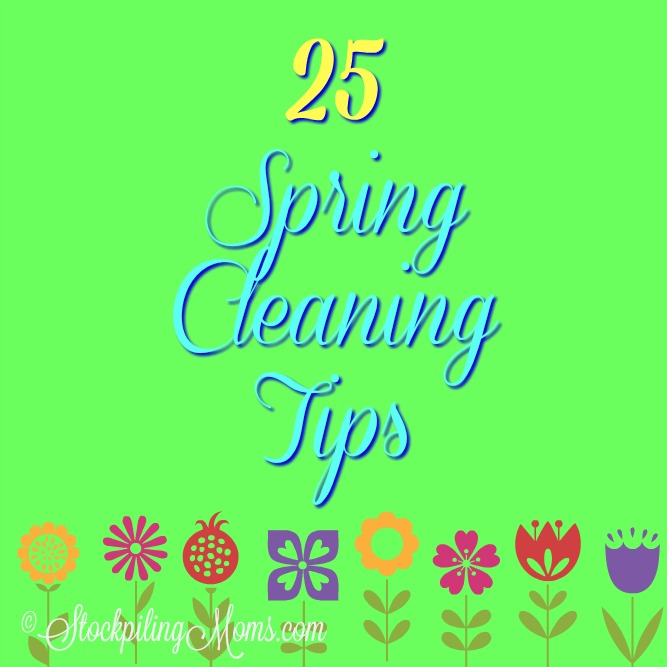 25 Spring Cleaning Tips