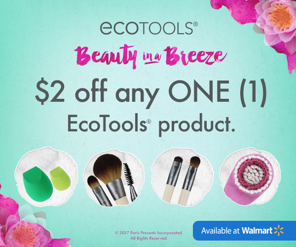 Save on EcoTools at Walmart with $2 coupon
