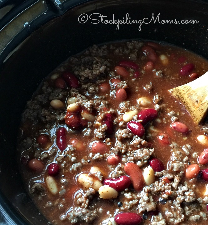 Slow Cooker Bean Chili