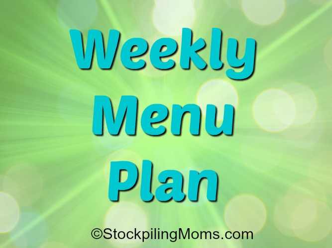 Weekly Menu Plan